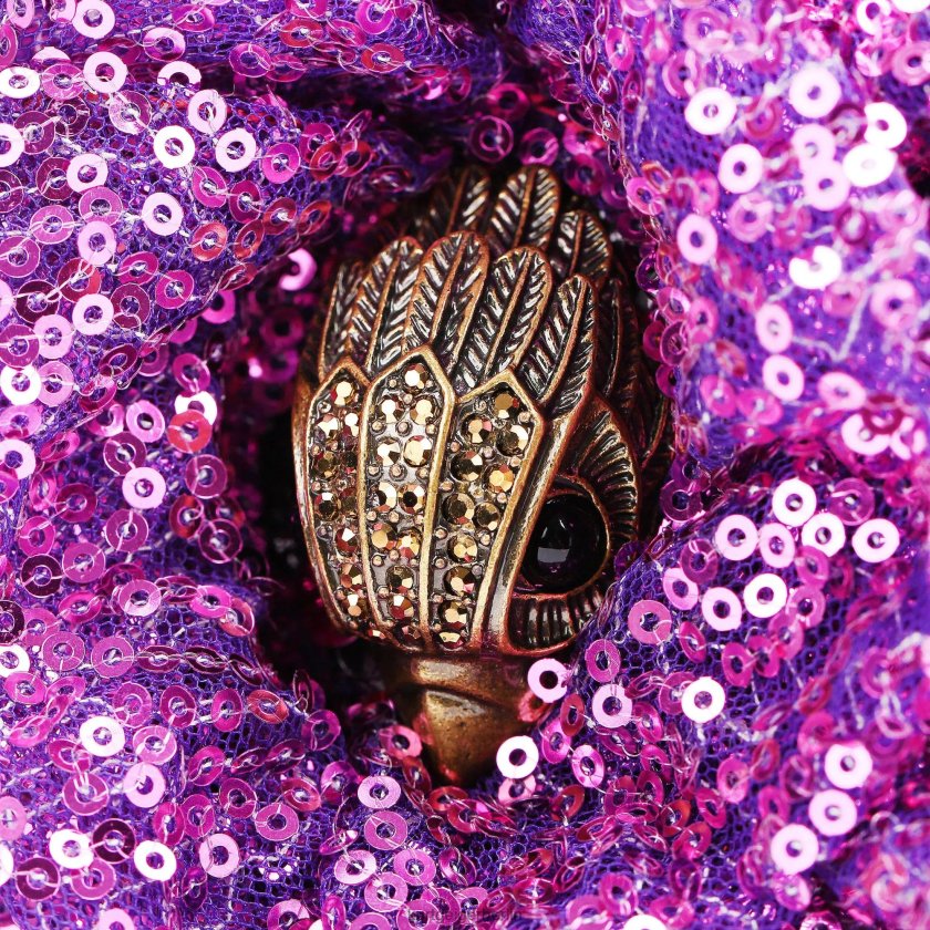 Kurt Geiger Frauen Kleine Umhängetasche von London Shoreditch 882RTJ143 | Taschen lila