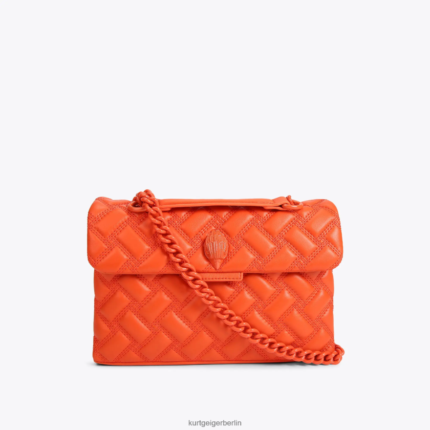 Kurt Geiger Frauen London Kensington Tasche durchnässt 882RTJ10 | Taschen orange