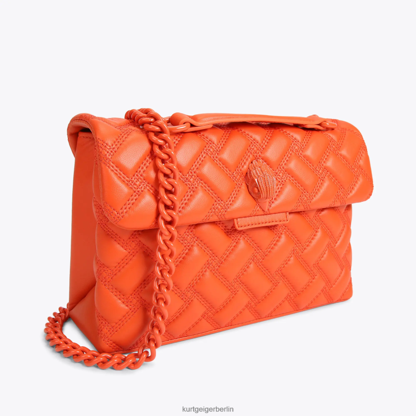 Kurt Geiger Frauen London Kensington Tasche durchnässt 882RTJ10 | Taschen orange