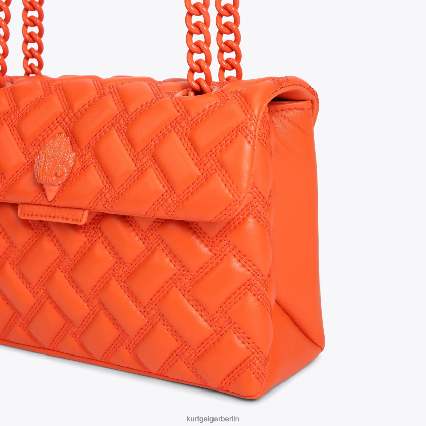 Kurt Geiger Frauen London Kensington Tasche durchnässt 882RTJ10 | Taschen orange