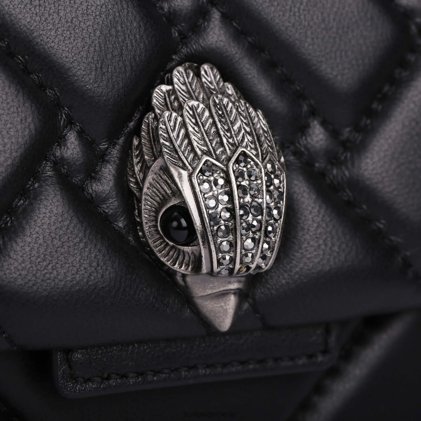 Kurt Geiger Frauen London Leder Kensington 882RTJ98 | Taschen schwarze Kombination