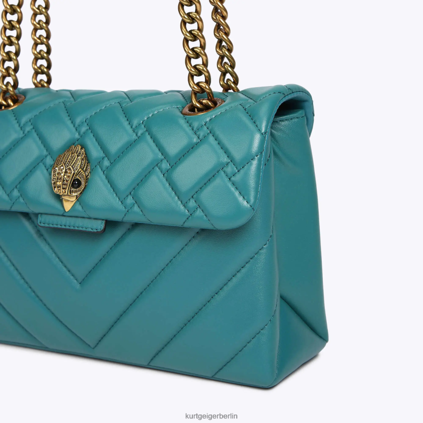 Kurt Geiger Frauen London-Leder-Kensington-Tasche 882RTJ48 | Taschen Benzin