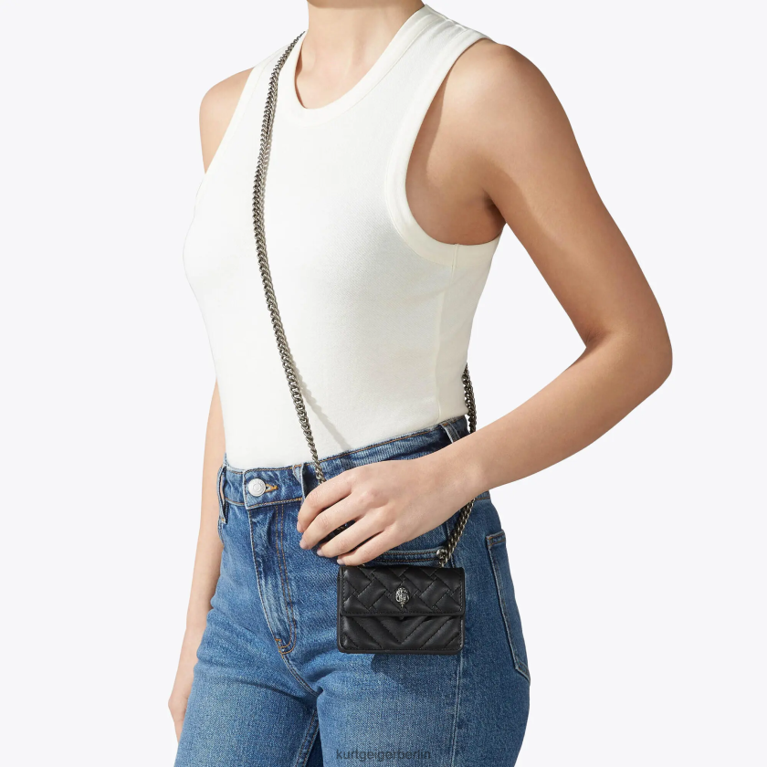 Kurt Geiger Frauen London Micro Kensington 882RTJ61 | Taschen Schwarz