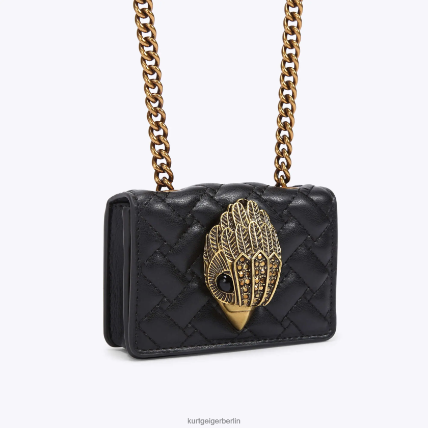 Kurt Geiger Frauen London Micro Kensington 882RTJ62 | Taschen Schwarz
