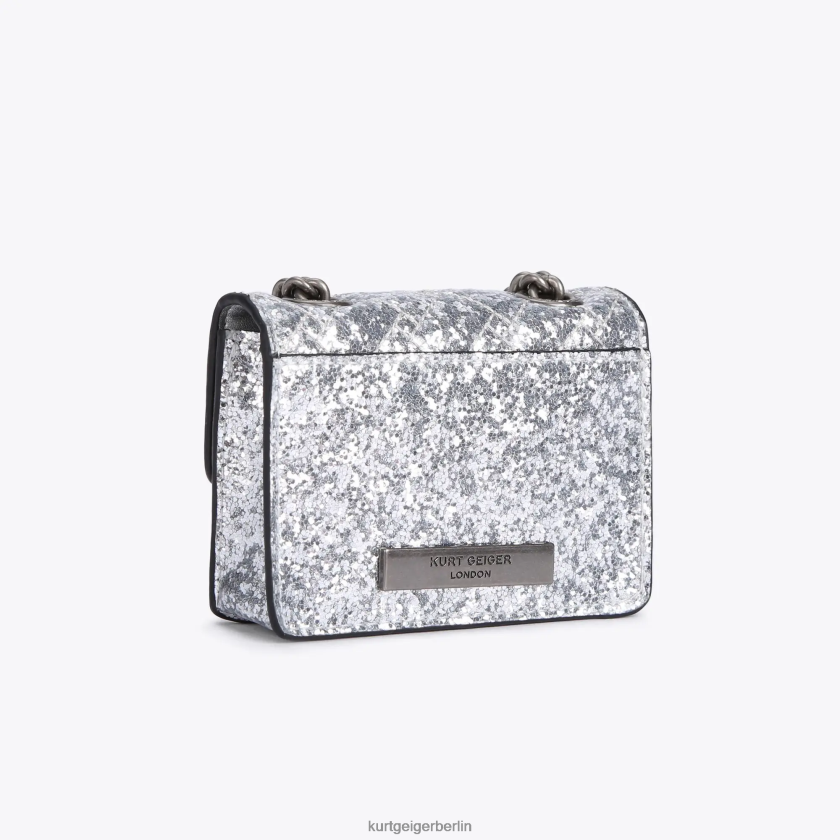 Kurt Geiger Frauen London Micro Kensington 882RTJ63 | Taschen Silber