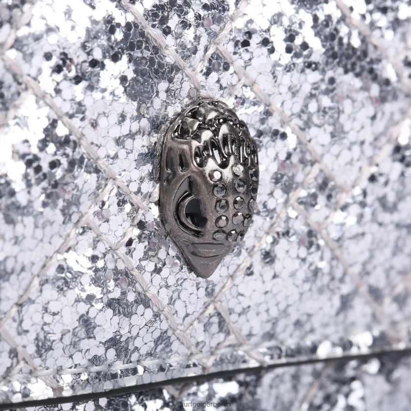 Kurt Geiger Frauen London Micro Kensington 882RTJ63 | Taschen Silber