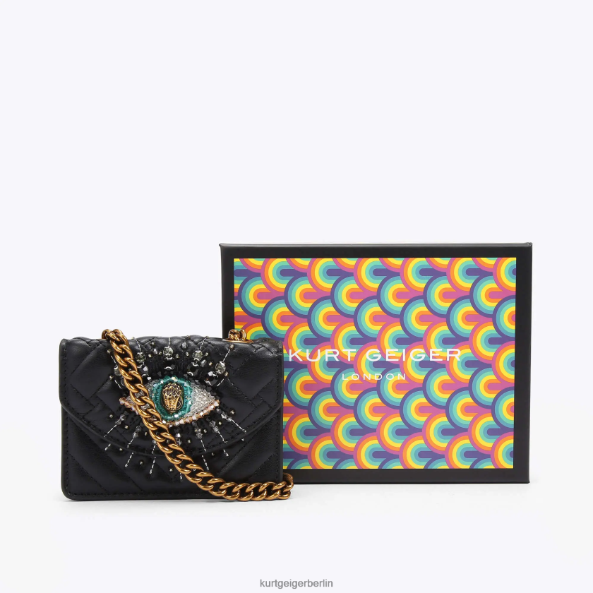 Kurt Geiger Frauen London Micro Kensington Eye 882RTJ53 | Taschen Schwarz
