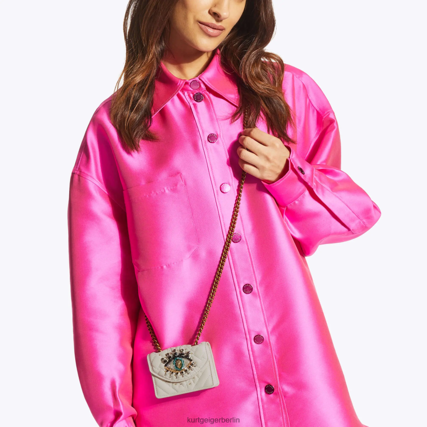 Kurt Geiger Frauen London Micro Kensington Eye 882RTJ54 | Taschen Knochen