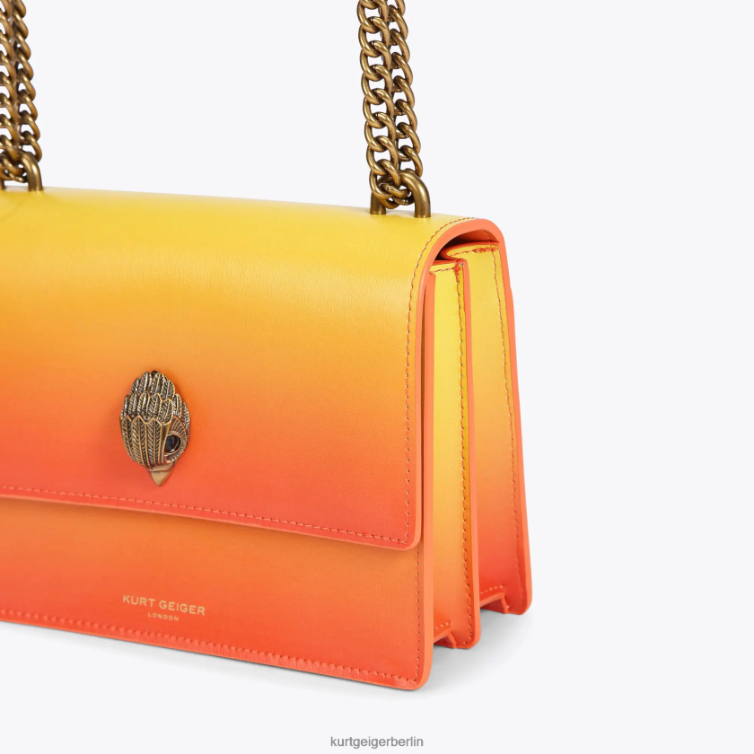 Kurt Geiger Frauen London Shoreditch Umhängetasche 882RTJ119 | Taschen Gelb