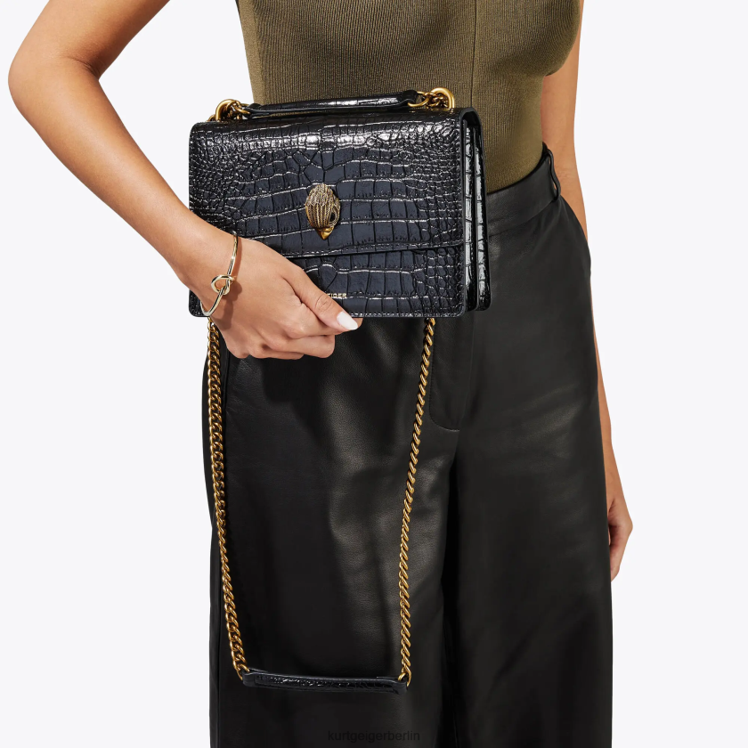 Kurt Geiger Frauen London Shoreditch Umhängetasche 882RTJ123 | Taschen Schwarz