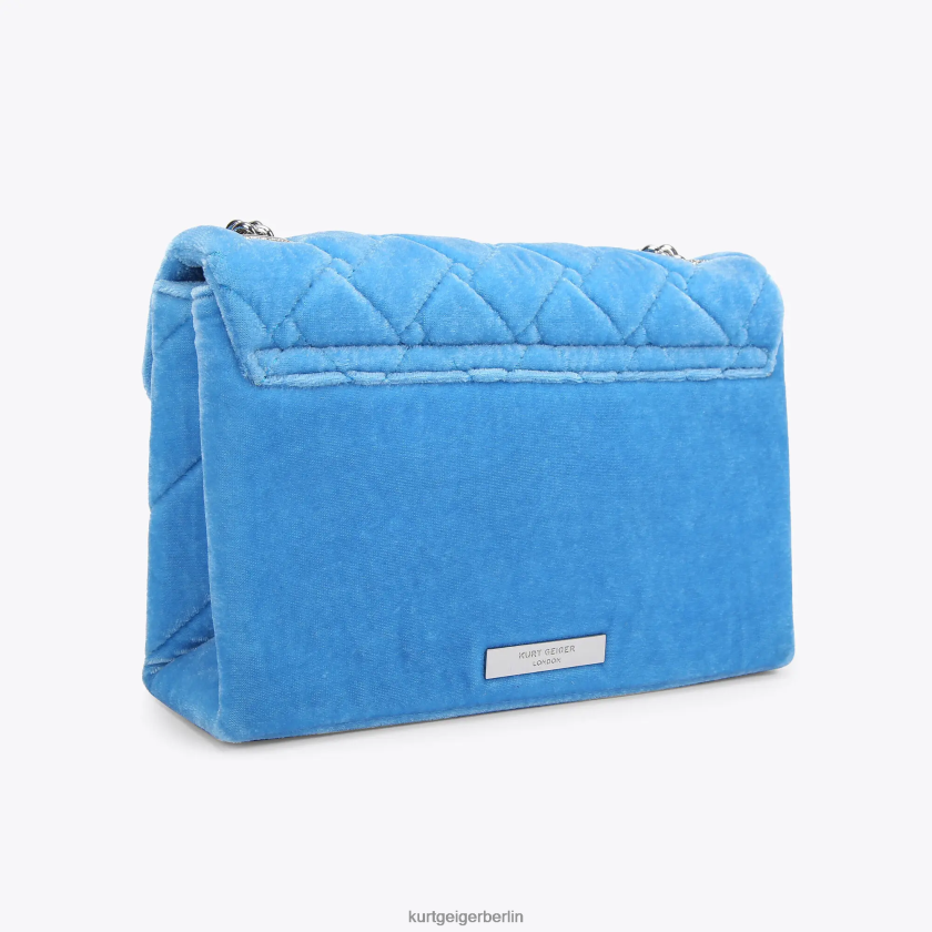 Kurt Geiger Frauen London Velvet Medium Kensington 882RTJ107 | Taschen Blau