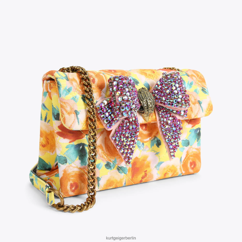 Kurt Geiger Frauen Londoner Bogen mittel Kensington 882RTJ3 | Taschen orange