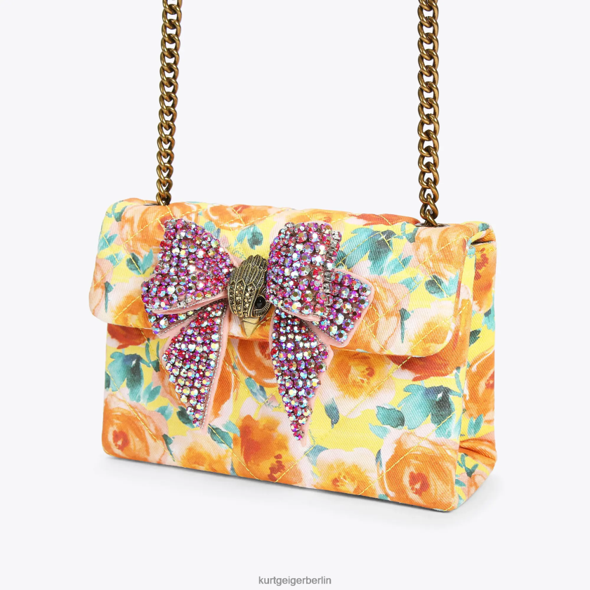 Kurt Geiger Frauen Londoner Bogen mittel Kensington 882RTJ3 | Taschen orange