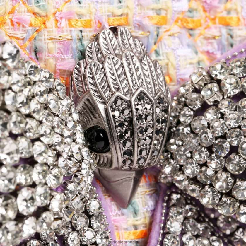 Kurt Geiger Frauen Umhängetasche mit London-Schleife und Herz 882RTJ258 | Taschen orange