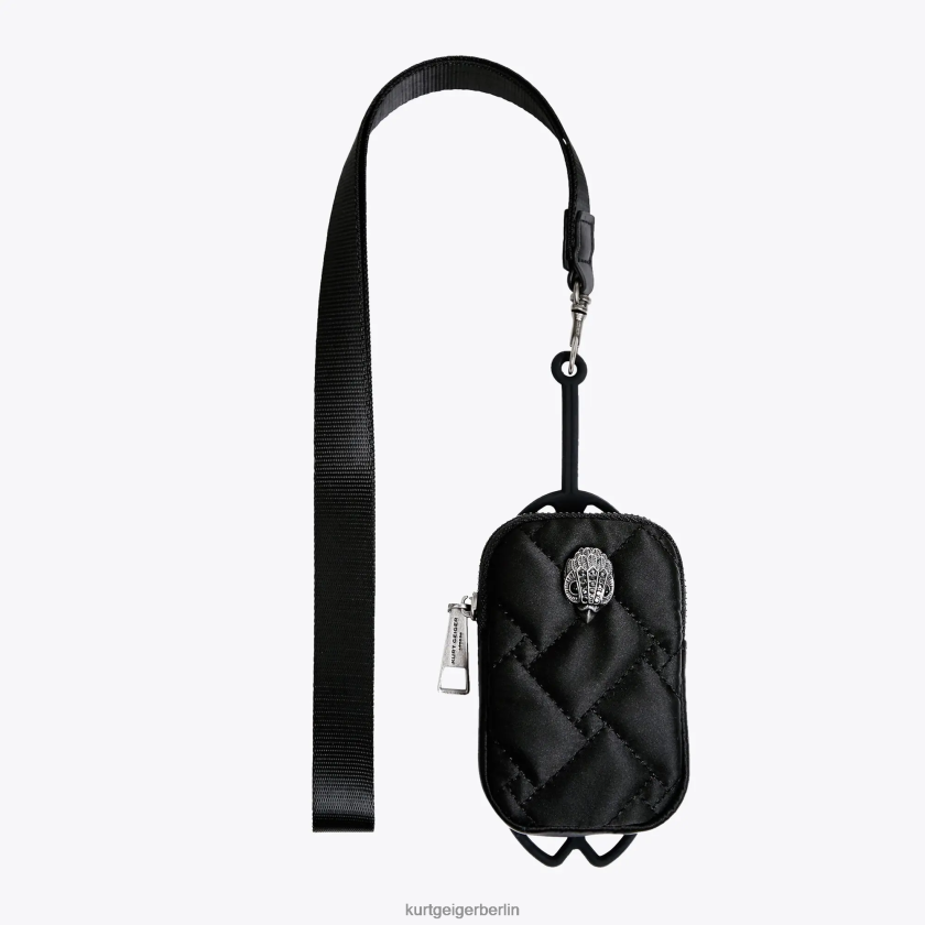Kurt Geiger Frauen London Eagle Beutel-Handyhalter 882RTJ537 | Zubehör schwarze Kombination