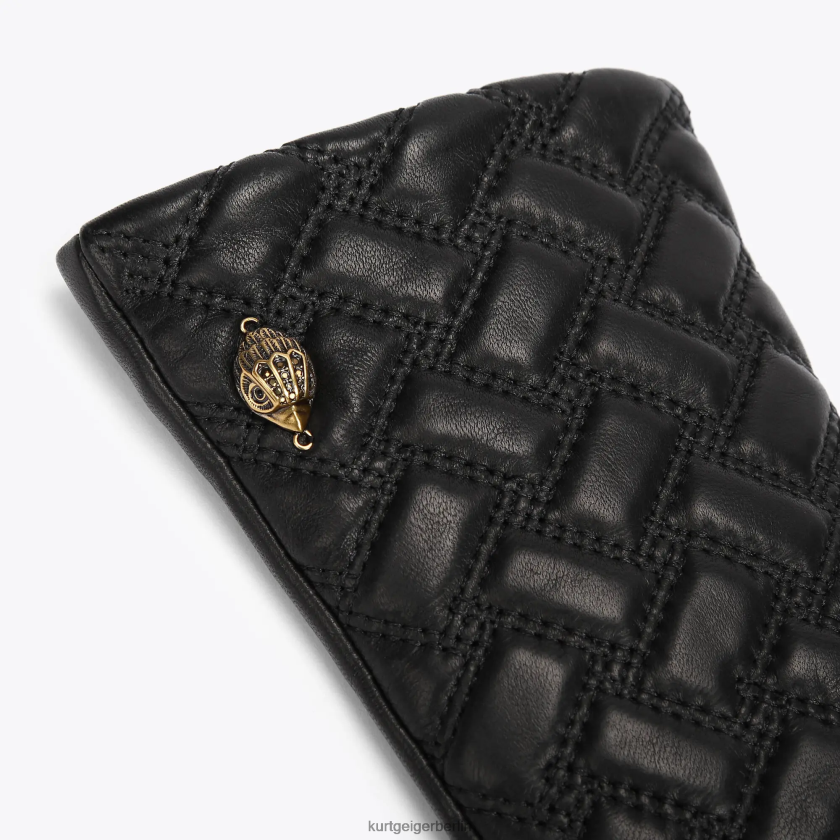 Kurt Geiger Frauen London Kensington lange Handschuhe 882RTJ504 | Zubehör Schwarz