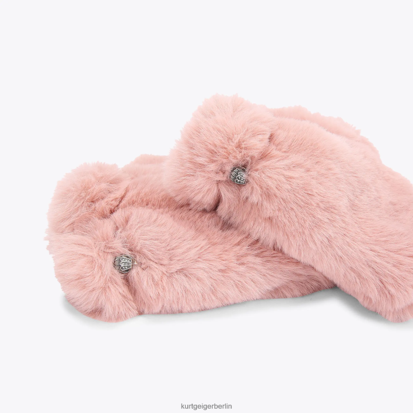 Kurt Geiger Frauen London Poppy Fingerlose Handschuhe 882RTJ509 | Zubehör Rosa