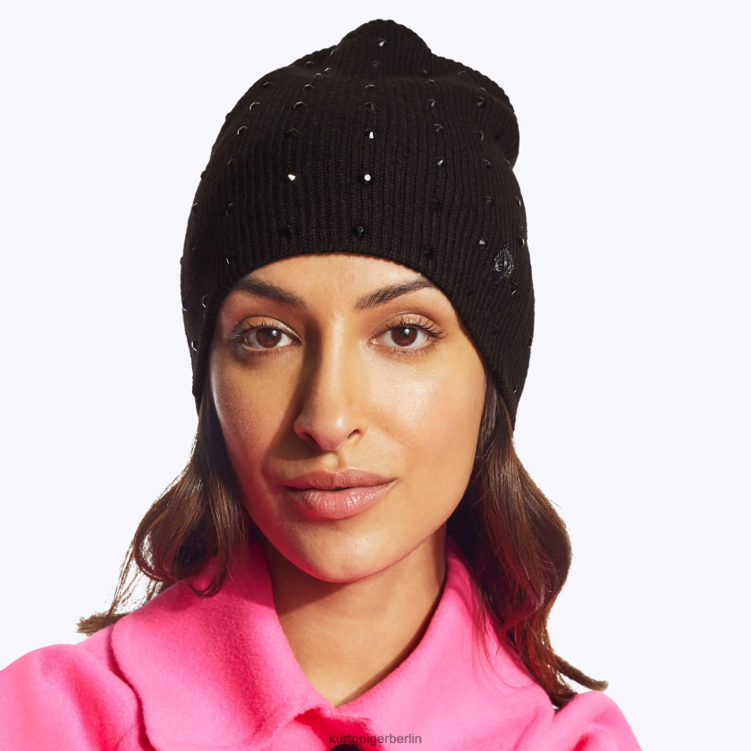 Kurt Geiger Frauen Londoner Kristallhut 882RTJ521 | Zubehör Schwarz