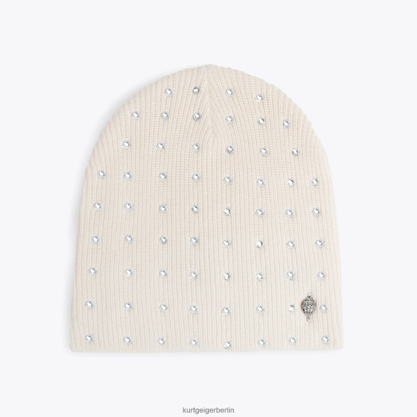 Kurt Geiger Frauen Londoner Kristallhut 882RTJ523 | Zubehör Knochen