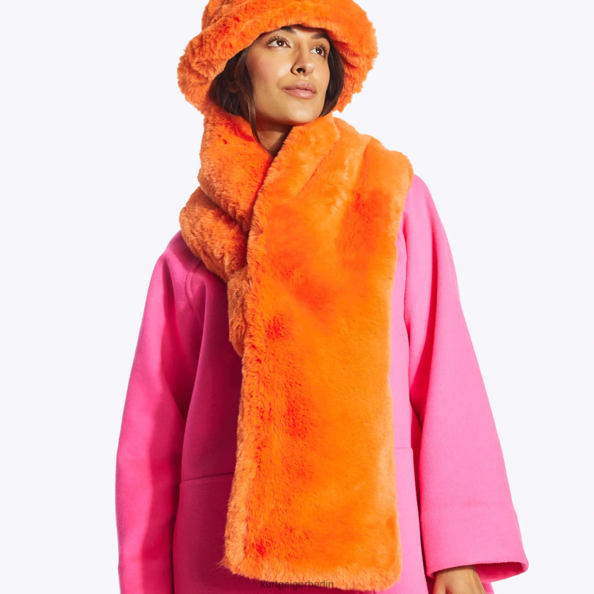 Kurt Geiger Frauen London Poppy Schal 882RTJ513 | Zubehör orange