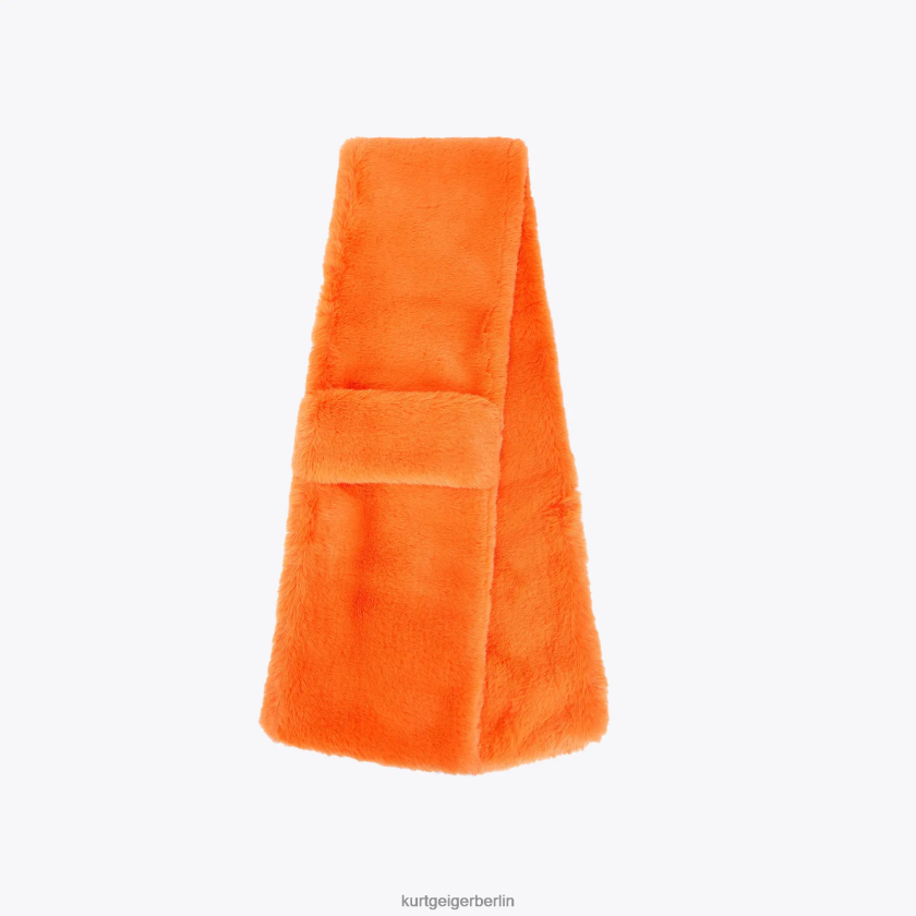 Kurt Geiger Frauen London Poppy Schal 882RTJ513 | Zubehör orange