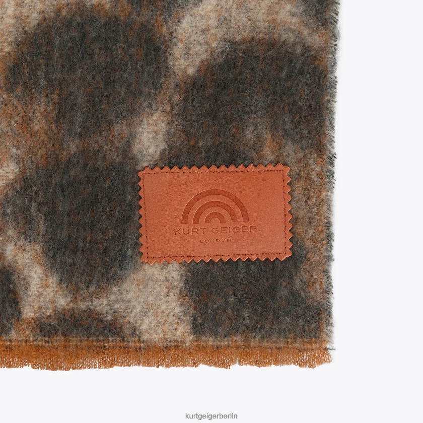 Kurt Geiger Frauen Londoner Yarndye-Schal 882RTJ520 | Zubehör mittelbraun