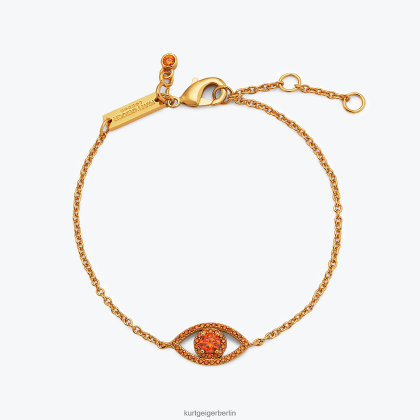Kurt Geiger Frauen London Evil Eye Kettenarmband 882RTJ534 | Zubehör orange