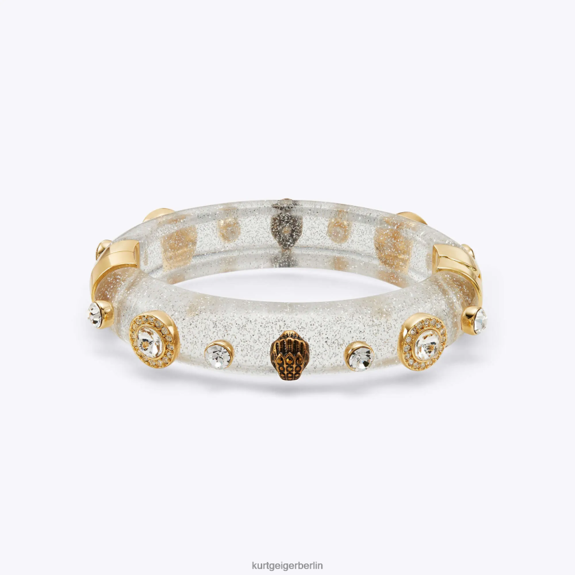 Kurt Geiger Frauen London-Glitzer-Kristall-Armband 882RTJ553 | Zubehör Silber