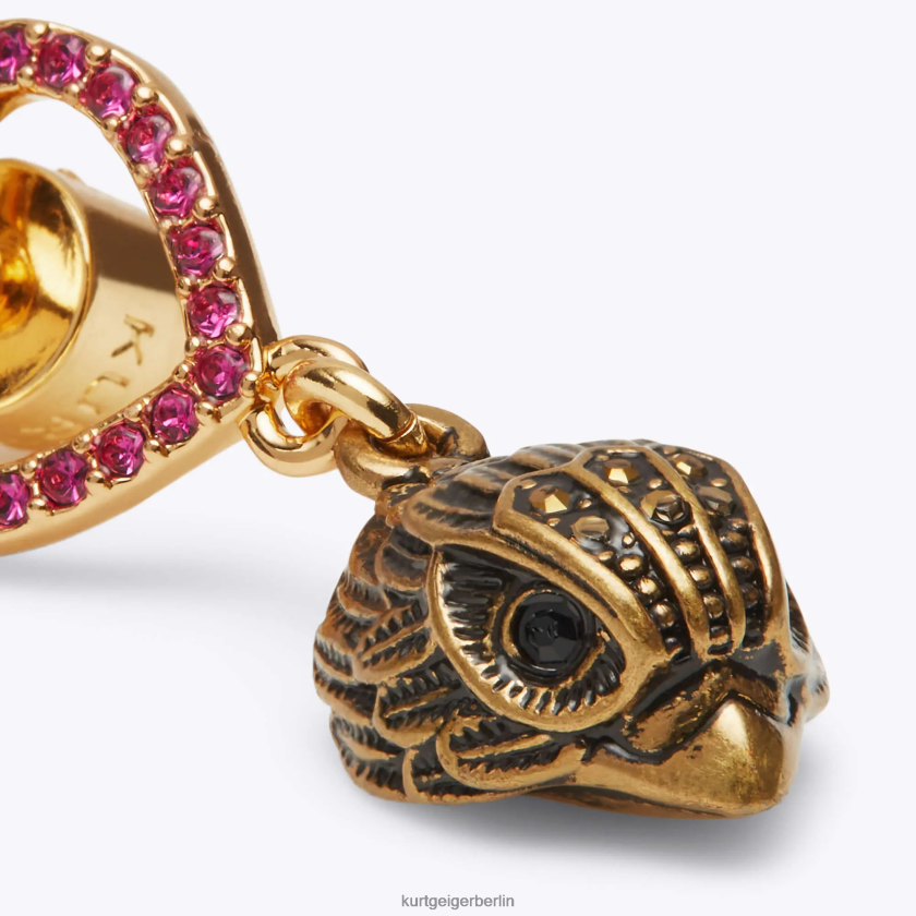 Kurt Geiger Frauen London Heart Eagle Ohrstecker 882RTJ527 | Zubehör rosa Kombination