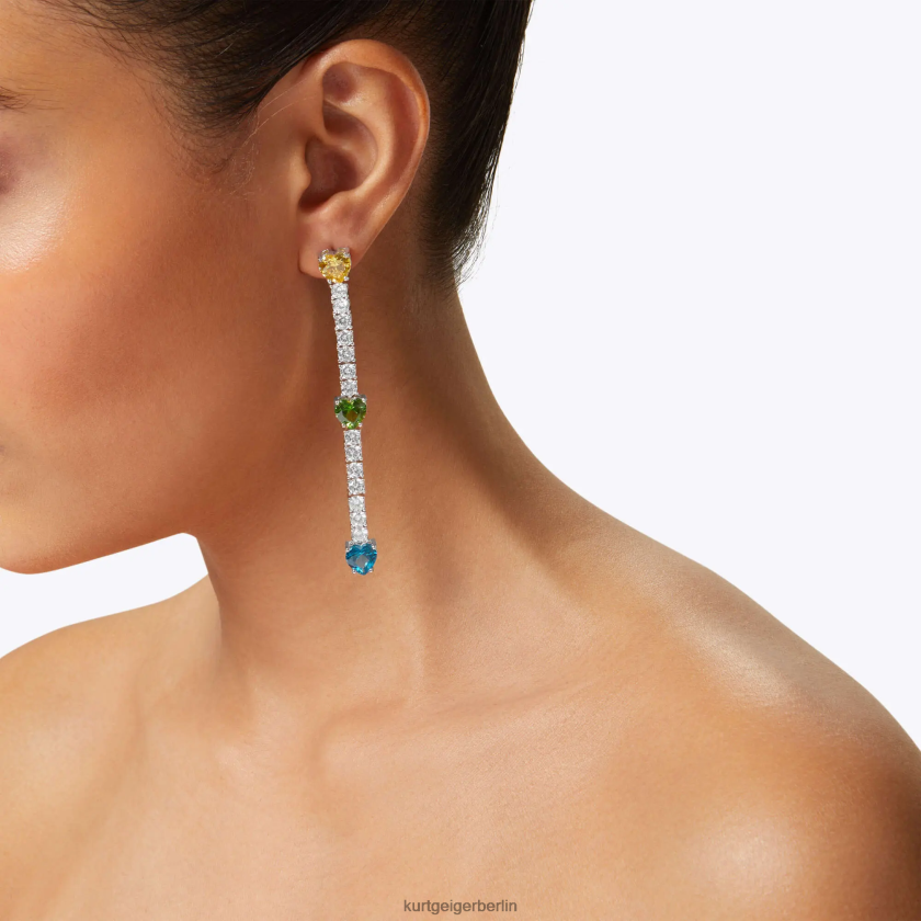 Kurt Geiger Frauen London Heart Linears 882RTJ552 | Zubehör Silberkombination