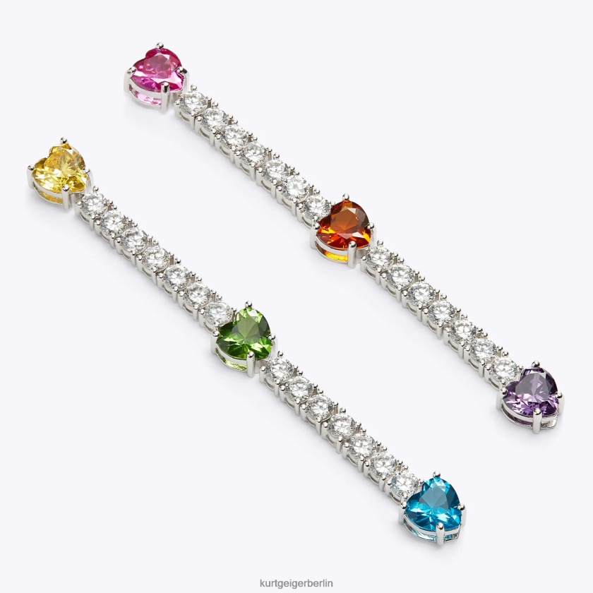 Kurt Geiger Frauen London Heart Linears 882RTJ552 | Zubehör Silberkombination