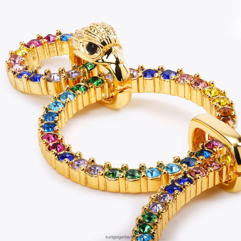 Kurt Geiger Frauen Londoner Doppelkreis-Ohrringe 882RTJ235 | Zubehör Multi/Andere