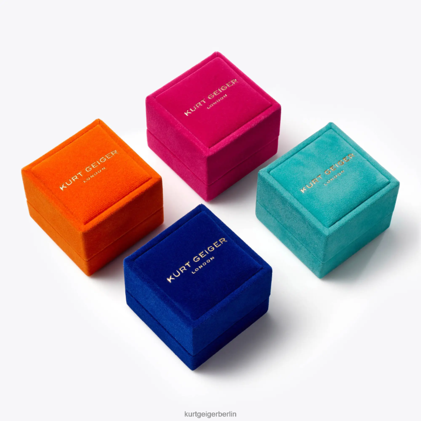 Kurt Geiger Frauen Londoner Regenbogen-Dreifachring 882RTJ180 | Zubehör Multi/Andere