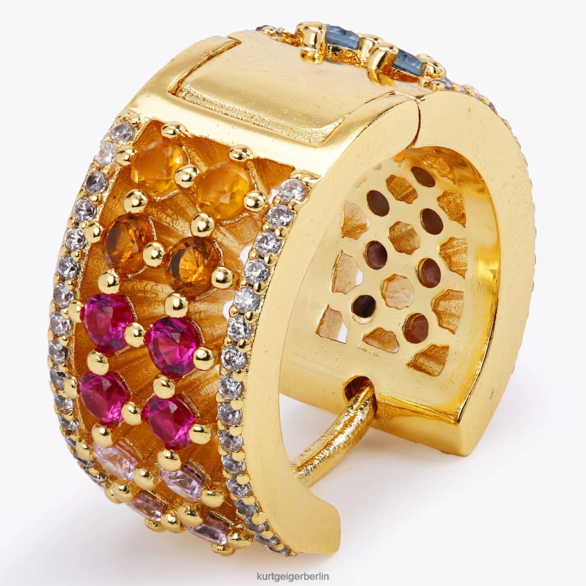 Kurt Geiger Frauen Londoner Regenbogen-Mesh-Huggies 882RTJ249 | Zubehör Multi/Andere