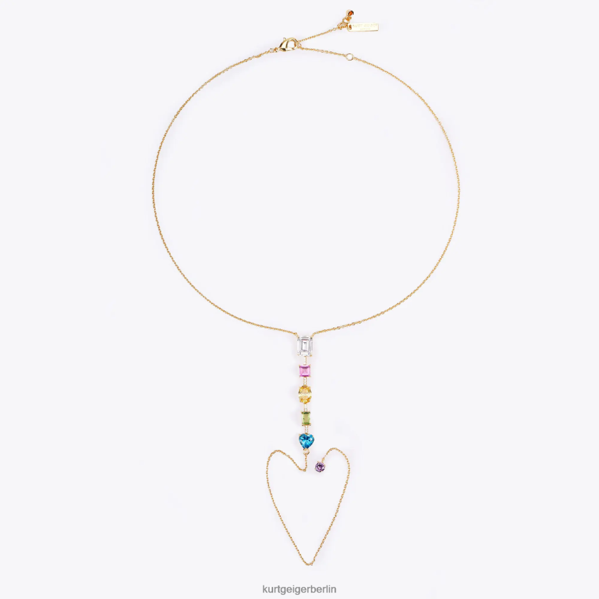 Kurt Geiger Frauen Londoner Regenbogen-Mix-Halskette 882RTJ239 | Zubehör Multi/Andere