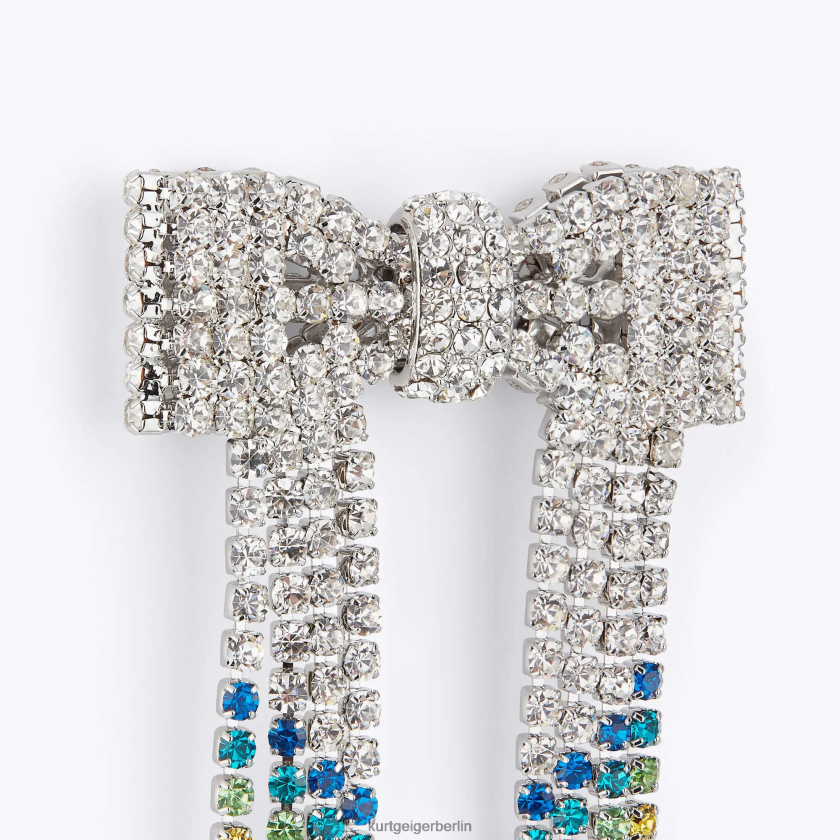 Kurt Geiger Frauen Londoner Regenbogenschleifen-Ohrringe 882RTJ150 | Zubehör Multi/Andere