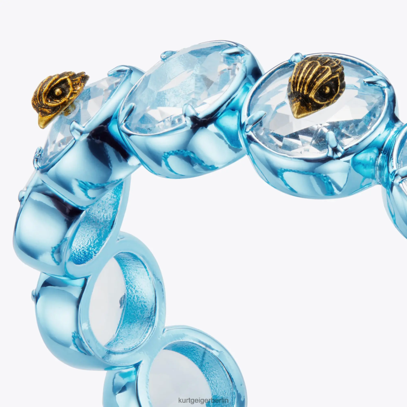 Kurt Geiger Frauen Runde London-Steinmanschette 882RTJ529 | Zubehör Blau