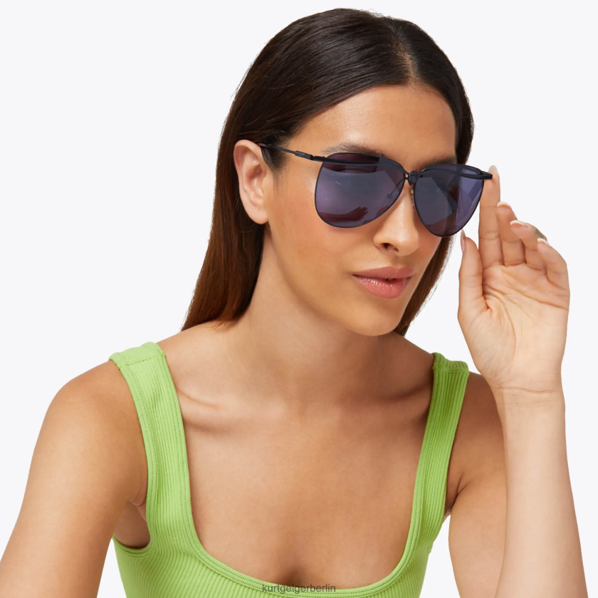 Kurt Geiger Frauen London Eagle Pilotensonnenbrille 882RTJ465 | Zubehör Schwarz