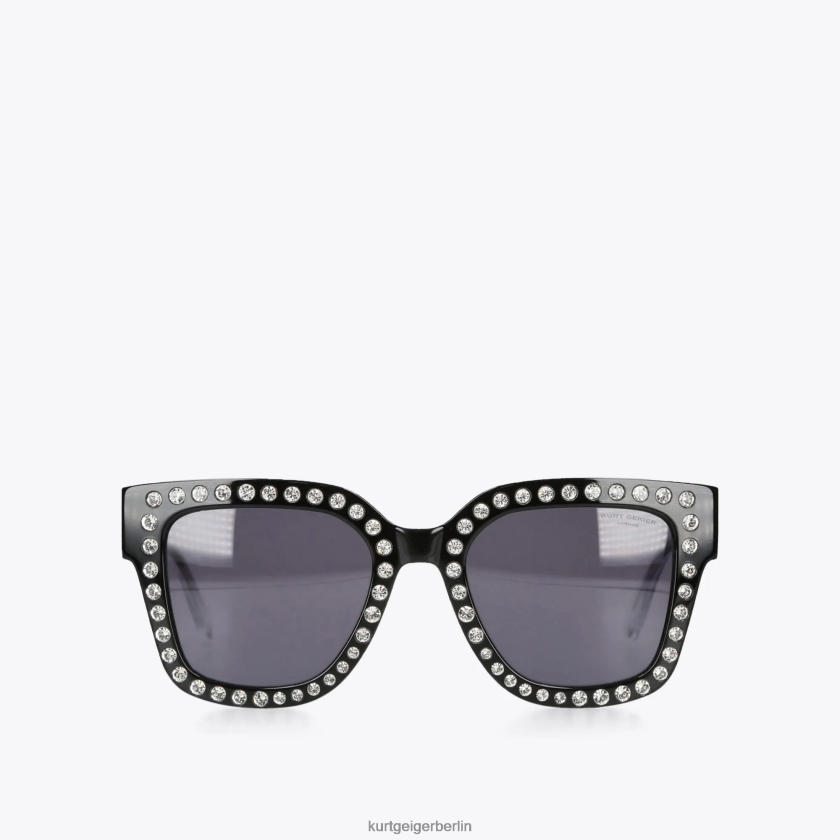 Kurt Geiger Frauen London Jewel Sonnenbrille 882RTJ478 | Zubehör schwarz andere