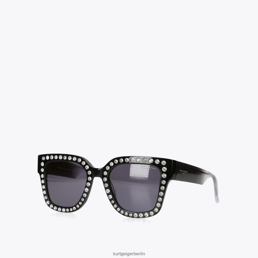 Kurt Geiger Frauen London Jewel Sonnenbrille 882RTJ478 | Zubehör schwarz andere