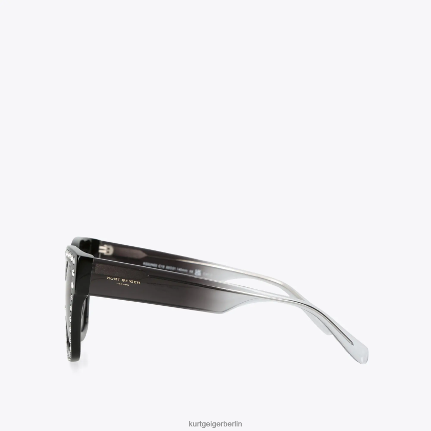 Kurt Geiger Frauen London Jewel Sonnenbrille 882RTJ478 | Zubehör schwarz andere