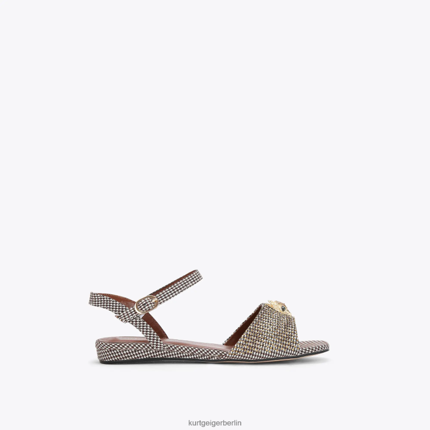 Kurt Geiger Kinder London Mini-Kensington-Sandale 882RTJ480 | Schuhwerk Gold