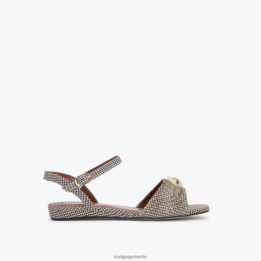 Kurt Geiger Kinder London Mini-Kensington-Sandale 882RTJ481 | Schuhwerk Gold