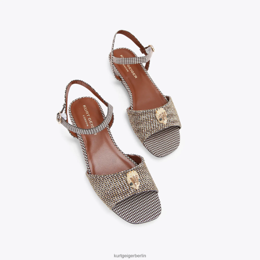 Kurt Geiger Kinder London Mini-Kensington-Sandale 882RTJ481 | Schuhwerk Gold