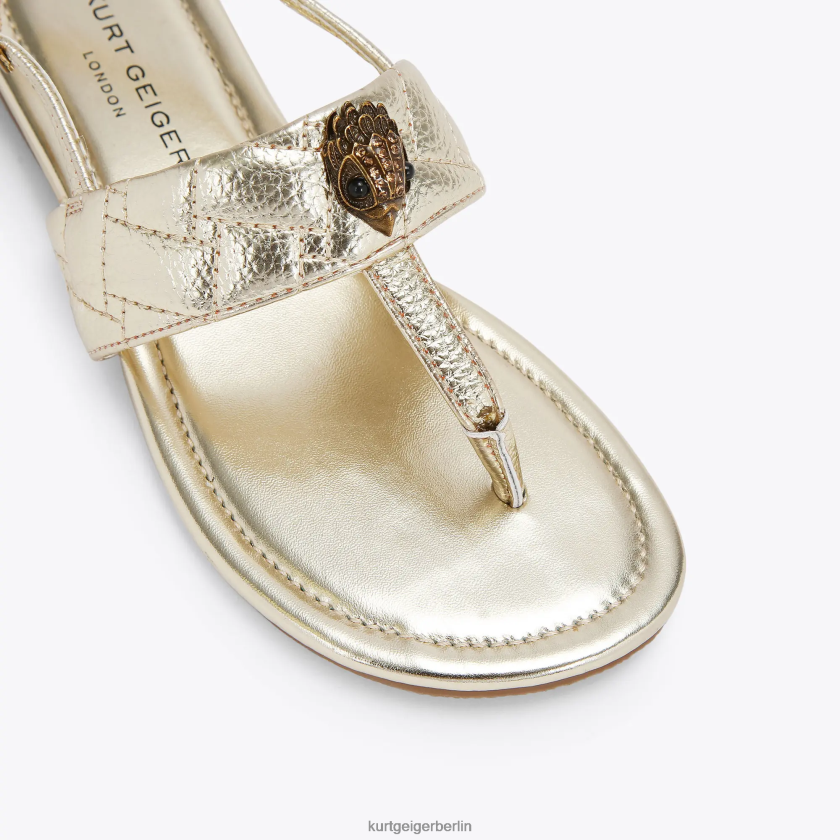 Kurt Geiger Kinder London Mini Kensington T Sandale 882RTJ483 | Schuhwerk Gold