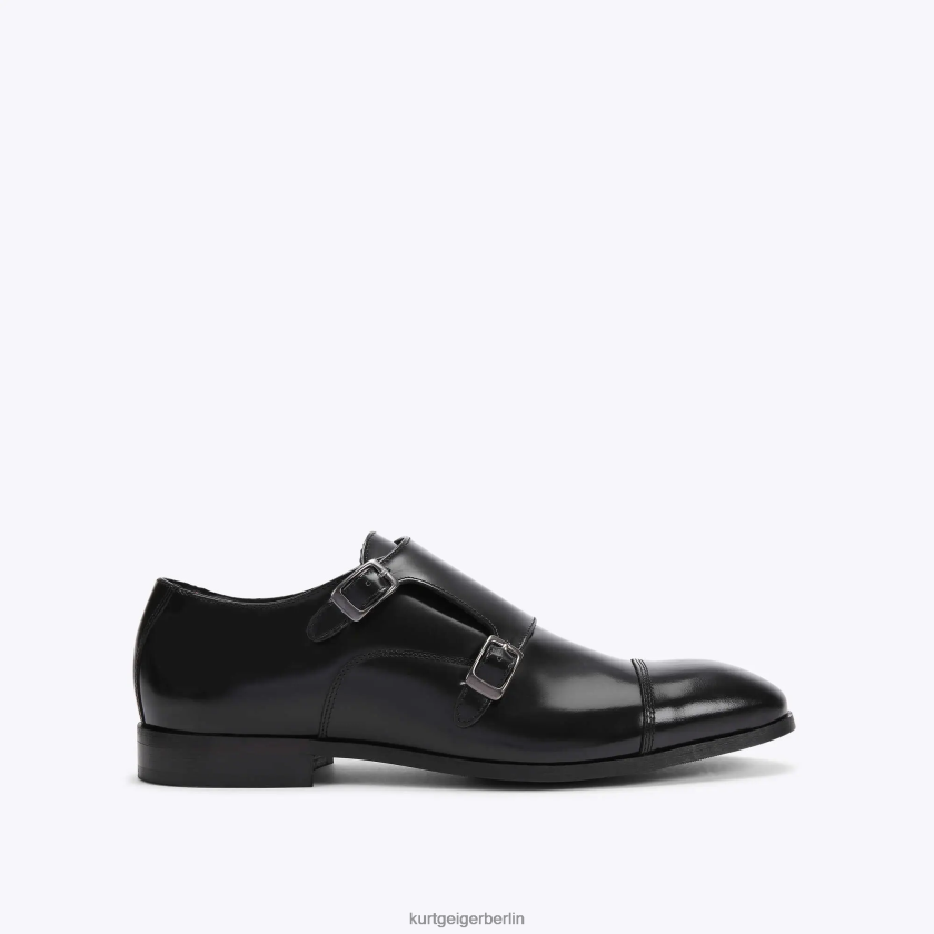 Kurt Geiger Männer London Harry Monk 882RTJ646 | Schuhwerk Schwarz