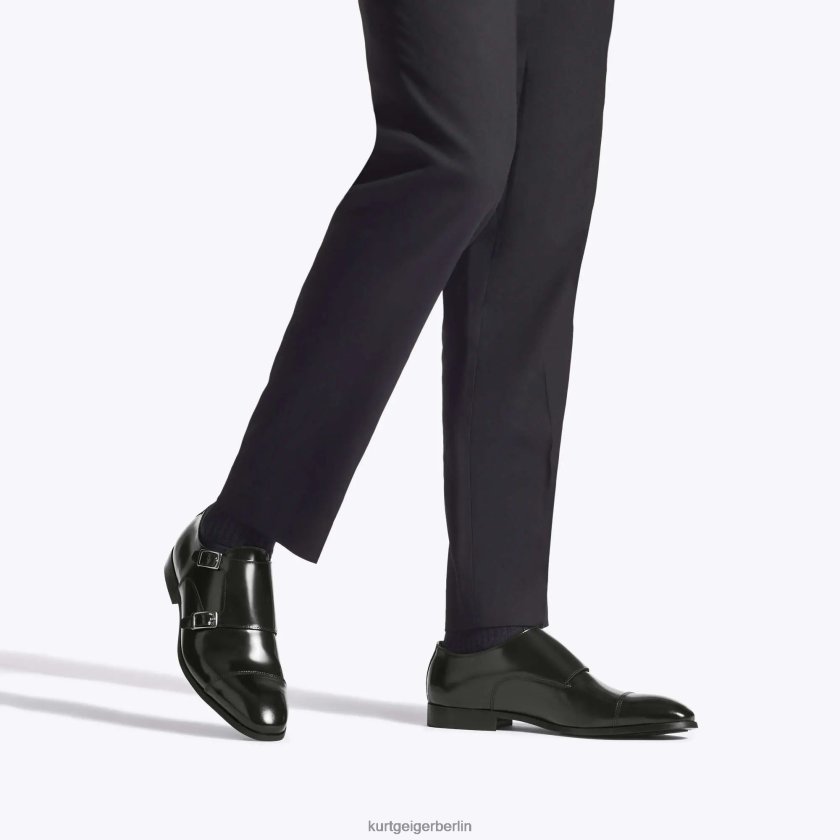 Kurt Geiger Männer London Harry Monk 882RTJ646 | Schuhwerk Schwarz