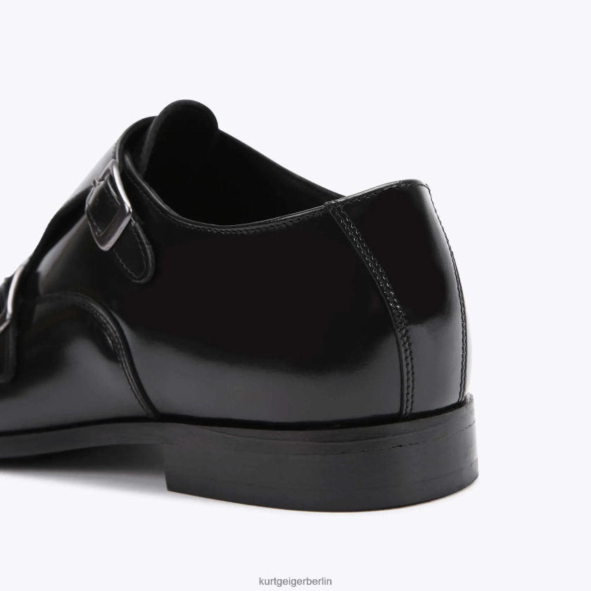 Kurt Geiger Männer London Harry Monk 882RTJ646 | Schuhwerk Schwarz