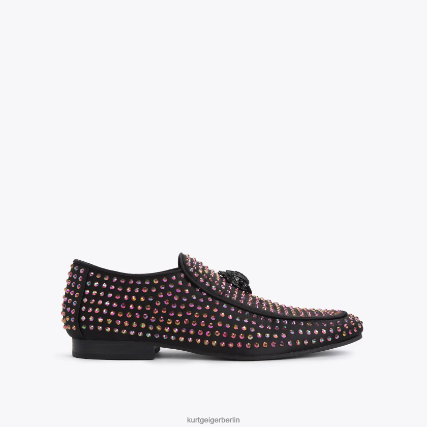 Kurt Geiger Männer London Hugh Eagle Stud 882RTJ631 | Schuhwerk schwarze Kombination