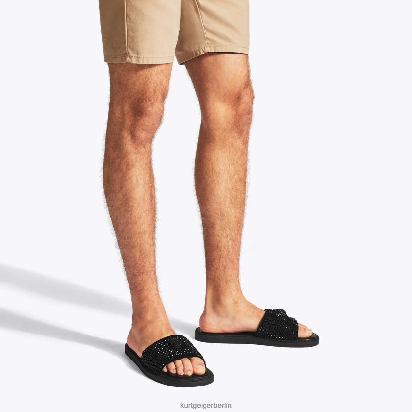 Kurt Geiger Männer Londoner Oscar-Juwel 882RTJ613 | Schuhwerk Schwarz